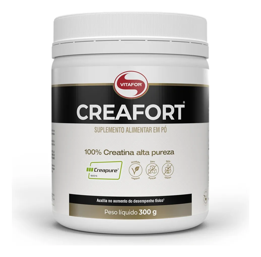Creatina Monohidratada Creafort Sem Sabor 300g Vitafor