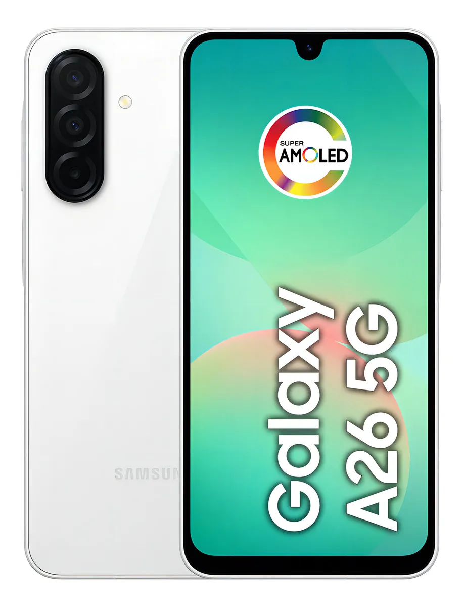 Celular Samsung Galaxy A26 5g 256gb, 8gb Ram, Câmera De 50mp, Ip67, Tela Super Amoled 6.7 , Nfc - Branco - 