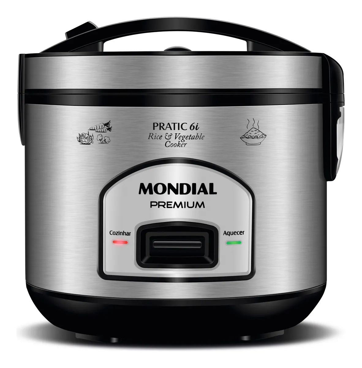 Panela Elétrica de Arroz Mondial 500W - PE-43-6X